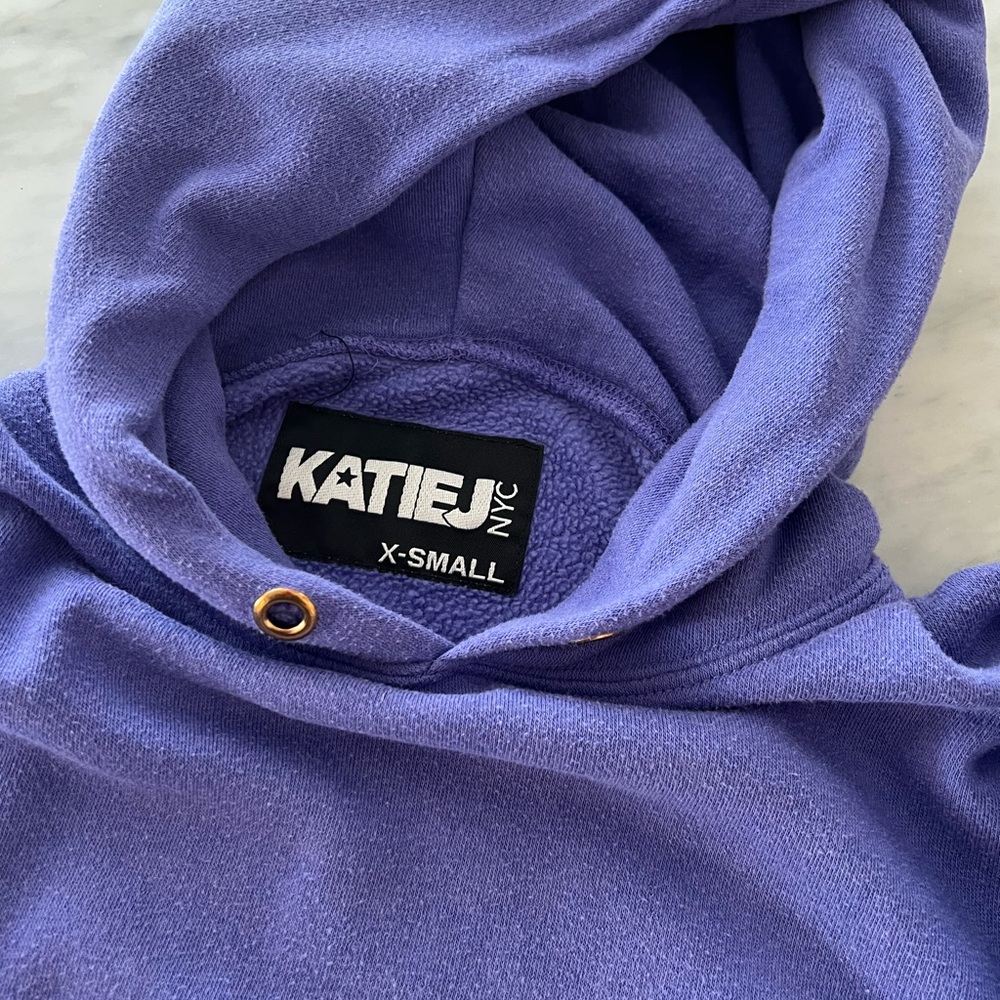 Katie J NYC Purple Hoodie